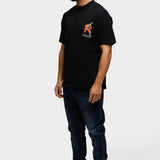 ARTEMIS T-SHIRT BLACK RED