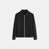 ESSENTIAL ZIP JACKET | BLACK