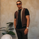 CORE BODYWARMER BEIGE BROWN