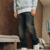 BULLET BLACK BAGGY JEANS