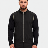 DELUXE VENDBAR BODYWARMER | BLACK & SAND