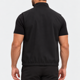 DELUXE VENDBAR BODYWARMER | BLACK & SAND