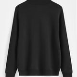 HALF ZIP KNIT | BLACK