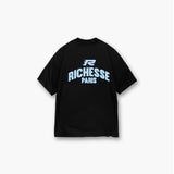 PARIS T-SHIRT BLACK BLUE
