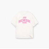 PARIS T-SHIRT WHITE PINK