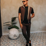 CORE BODYWARMER BEIGE BROWN