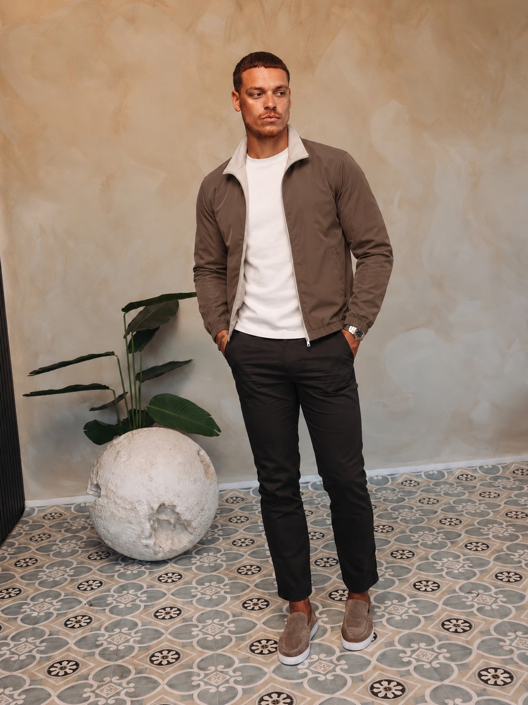 CORE JACKET OLIVE — lifestylefoto