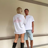 PARIS T-SHIRT WHITE PINK