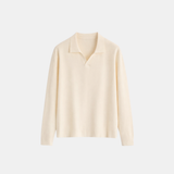 VALERO KNITTED POLO | CREAM
