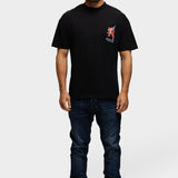 ARTEMIS T-SHIRT BLACK RED