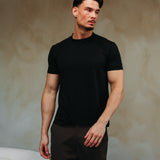 SHINY ESSENTIAL SHIRT BLACK