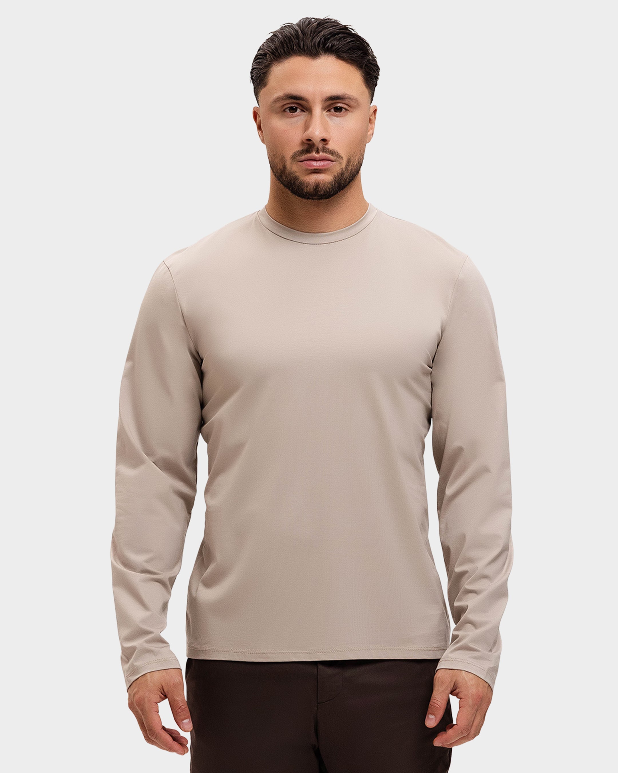 SHINY ESSENTIAL LONGSLEEVE BEIGE