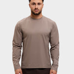 SHINY ESSENTIAL LONGSLEEVE DARK SAND