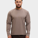 SHINY ESSENTIAL LONGSLEEVE DARK SAND