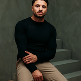 REYES KNITTED SWEATER | BLACK