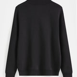 KNIT ZIP CARDIGAN | BLACK