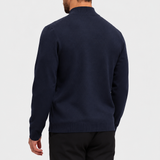 HALF ZIP KNIT | NAVY