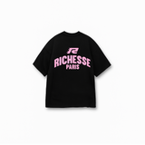 PARIS T-SHIRT BLACK PINK