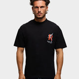 ARTEMIS T-SHIRT BLACK RED