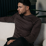 SHINY ESSENTIAL LONGSLEEVE DEEP BROWN