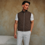 CORE BODYWARMER DARK BROWN