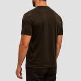 SHINY ESSENTIAL SHIRT DEEP BROWN