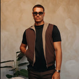 CORE BODYWARMER BEIGE BROWN