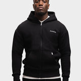ZIPPER HOODIE BLACK