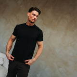 SHINY ESSENTIAL SHIRT BLACK