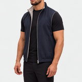 DELUXE VENDBAR BODYWARMER | GREY & NAVY