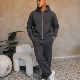 ESSENTIAL VEST SET | ANTHRACITE