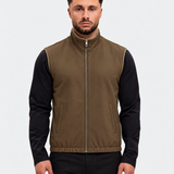 DELUXE VENDBAR BODYWARMER | BEIGE & BROWN