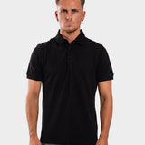 RK BLANK POLO BLACK