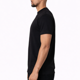 RK BLANK TEE BLACK SLIMFIT