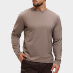 SHINY ESSENTIAL LONGSLEEVE DARK SAND