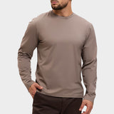 SHINY ESSENTIAL LONGSLEEVE DARK SAND