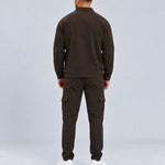 Essential Suit Dark Coffee - achterkant studio