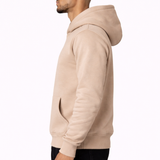 RK BLANK HOODIE BROWN SLIMFIT