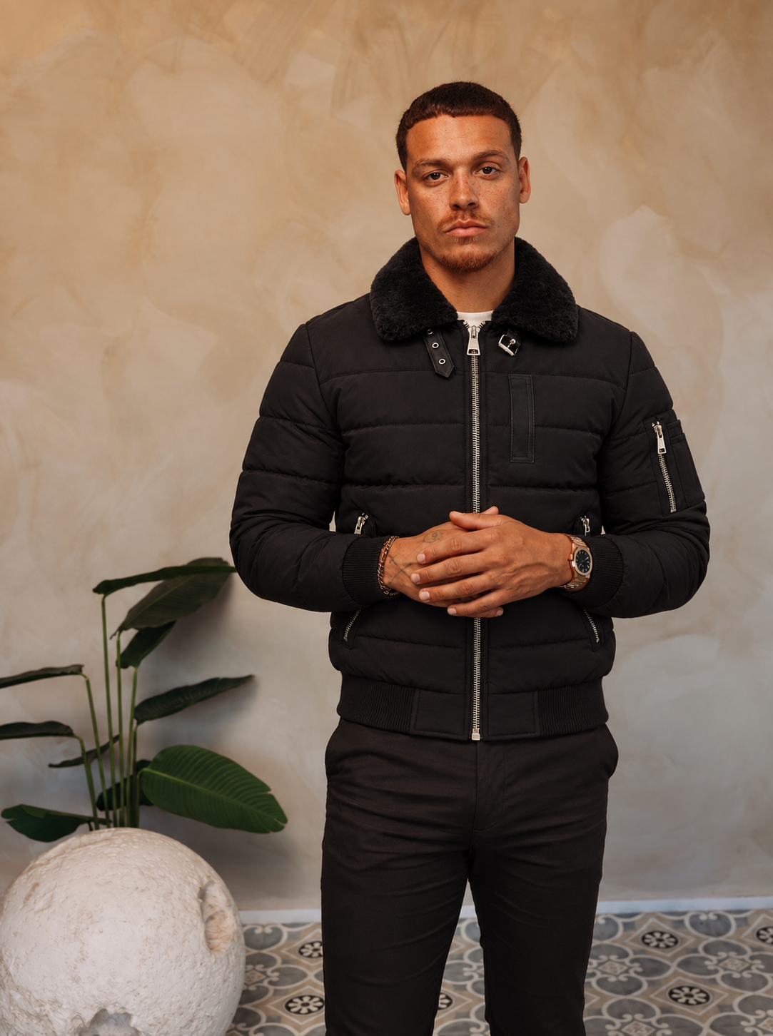 ANTWERP BOMBER JACKET | BLACK — lifestylefoto