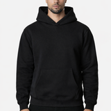 RK BLANK HOODIE BLACK OVERSIZED