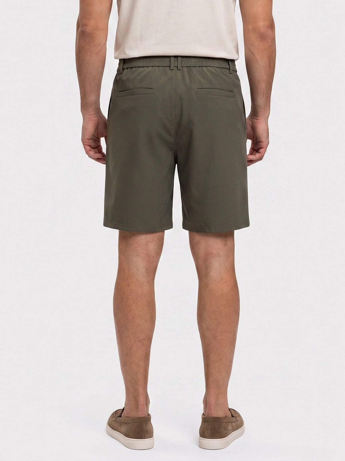 Active Shorts Olive - achter