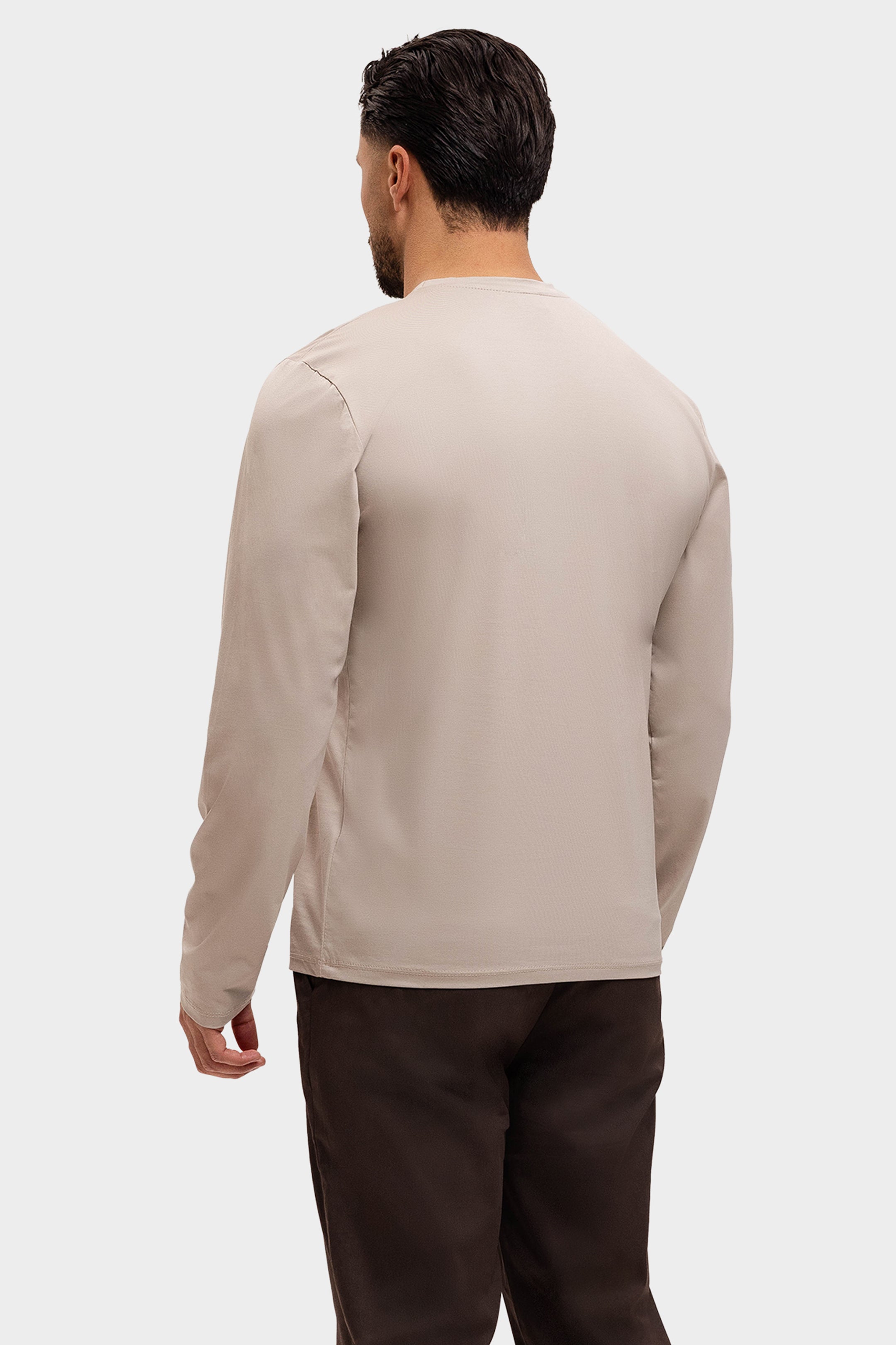 SHINY ESSENTIAL LONGSLEEVE BEIGE