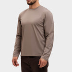 SHINY ESSENTIAL LONGSLEEVE DARK SAND