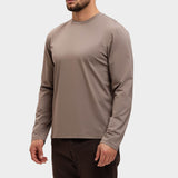 SHINY ESSENTIAL LONGSLEEVE DARK SAND