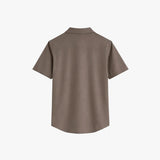 COMO MATTE SHIRT | BROWN