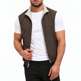CORE BODYWARMER BROWN LIGHT - studio pose