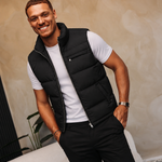 TORINO DOWN BODYWARMER | BLACK — lifestylefoto