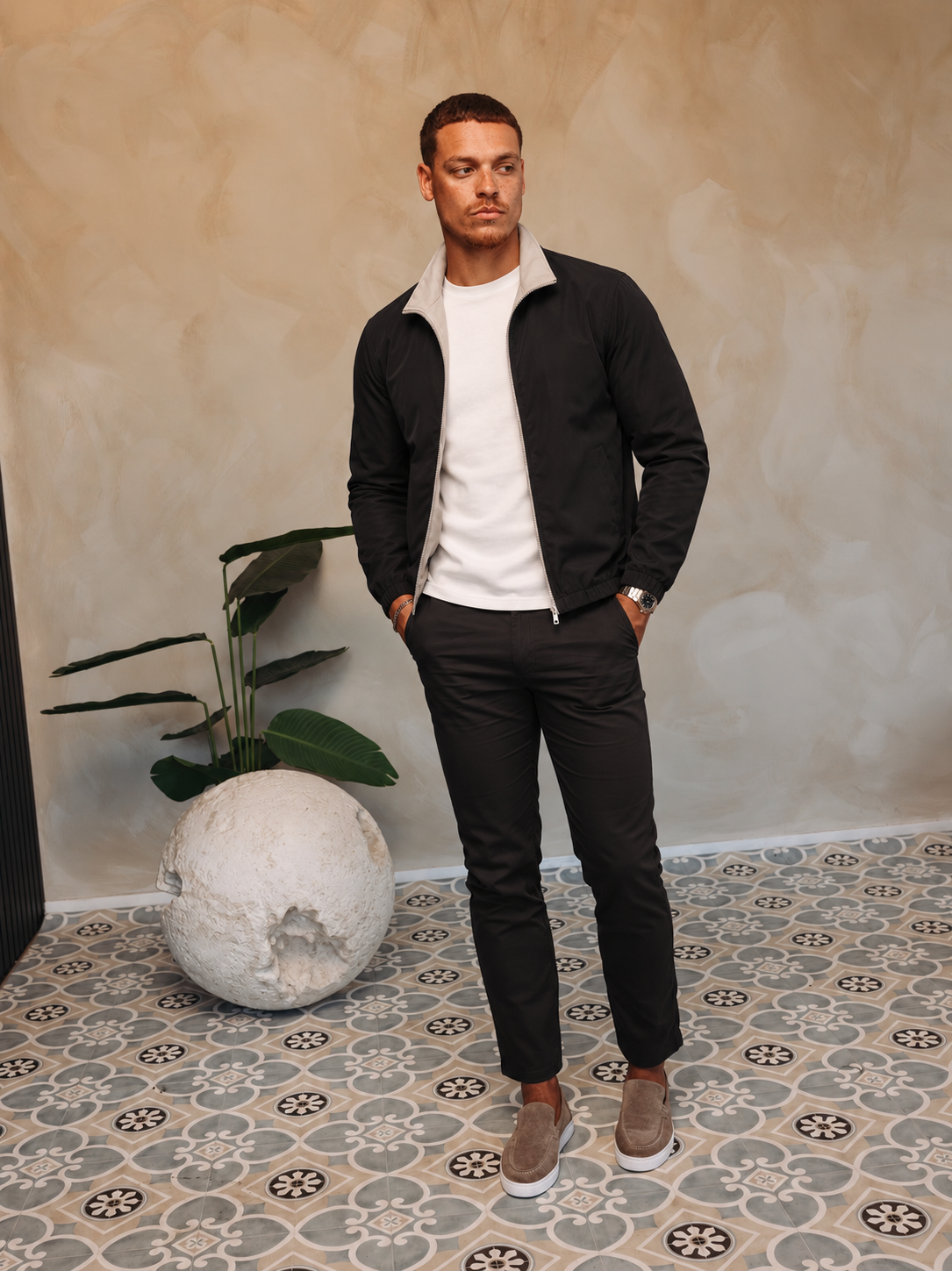 CORE JACKET BLACK — lifestylefoto