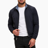 core jacket navy - studio pose