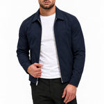 Core Zip Jacket navy - studio pose